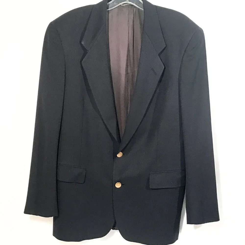 Christian Dior Blue Sport Coat Jacket 42 R Size 42 Vintage